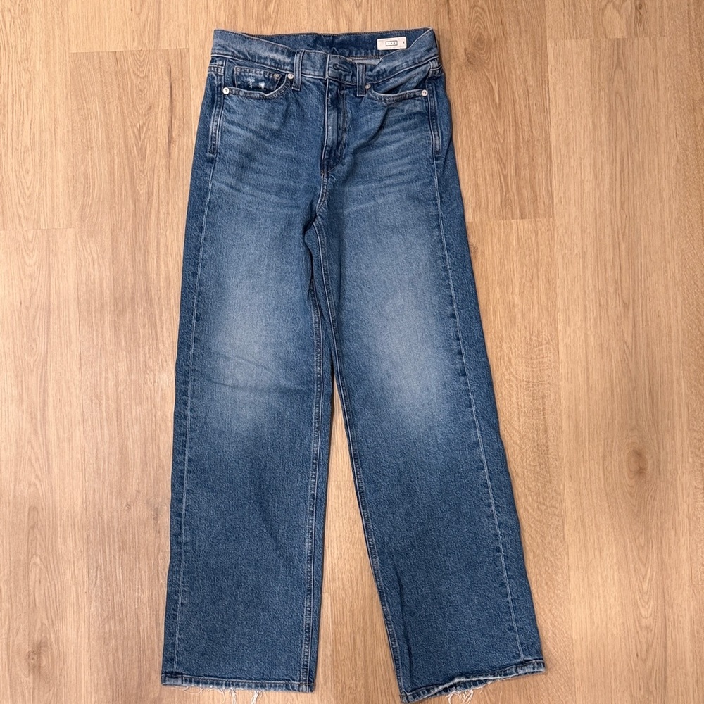AYR Women's Denim Wide Leg Jeans